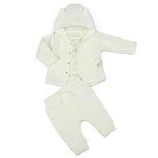 M15962: Baby Unisex Quilted 3 Piece Outfit (0-9 Months)